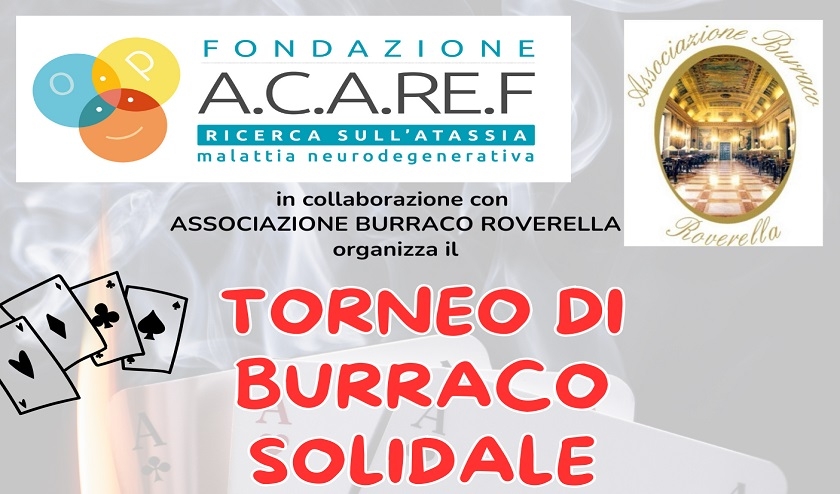 “Gioca per una causa nobile” Un torneo di burraco solidale in una location da 5 stelle!